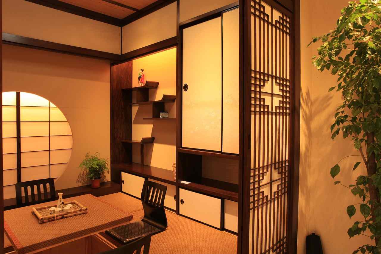 2. casa in stil japonez - tatami, sufragerie in stil japonez